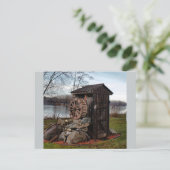 古い小屋の周りのフライス ポストカード (スタンド正面)