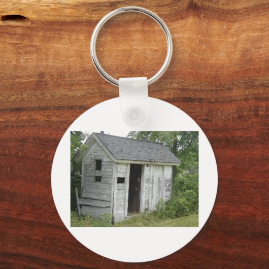 古い小屋 キーホルダー (正面)