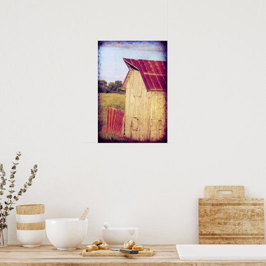 古い小屋 ポスター (キッチン)