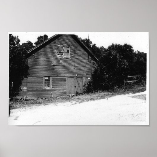 古い小屋 ポスター (正面)