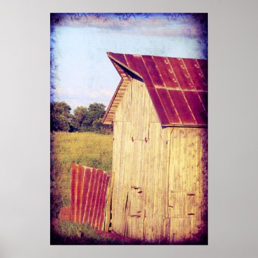 古い小屋 ポスター (正面)