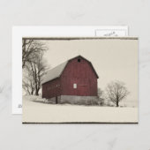 古い小屋 ポストカード (正面/裏面)