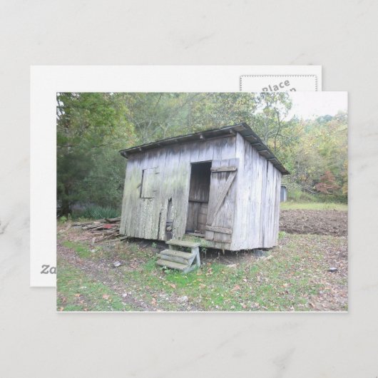 古い小屋 ポストカード (正面/裏面)