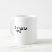 古い屁の妻のマグ コーヒーマグカップ (正面左)