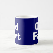 古い屁の飲料のマグ コーヒーマグカップ (中央)