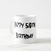 古い屁-コーヒー・マグ コーヒーマグカップ (正面左)