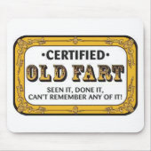 古い屁 マウスパッド (正面)