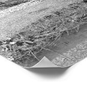 古い屋根付き橋 ポスター (角)