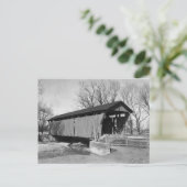 古い屋根付き橋 ポストカード (スタンド正面)