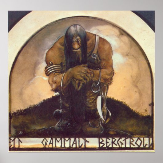 古い山のトロール ポスター (正面)