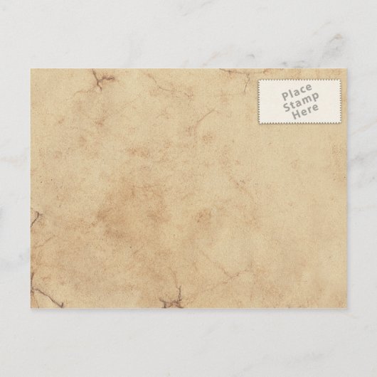 古い山の教会は日付を保存 案内ポストカード (裏面)