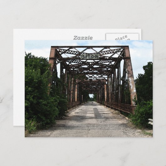 古い川橋 ポストカード (正面/裏面)