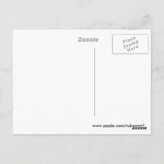 古い川橋 ポストカード (裏面)