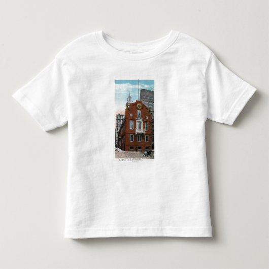 古い州の家の外観# 2 トドラーTシャツ (正面)