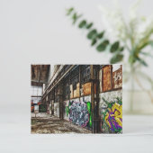 古い工場 ポストカード (スタンド正面)