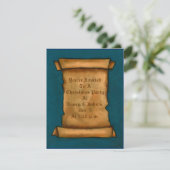 古い巻物:あなたが書く:招待状 / お知らせ 招待状 (スタンド正面)