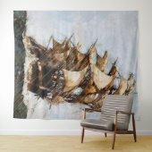 古い帆船 タペストリー (インサイチュ(横))