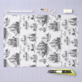 古い帆船 薄葉紙 (クラフト)