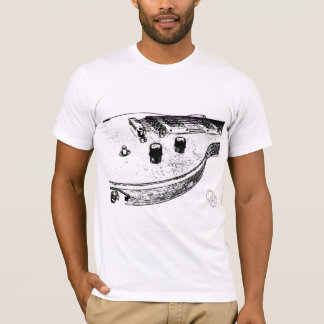 古い幽霊のギター Tシャツ