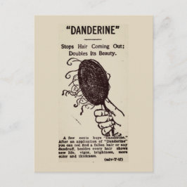 古い広告： Danderine ポストカード