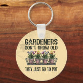 古い庭師 キーホルダー (正面)