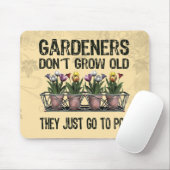 古い庭師 マウスパッド (マウス)