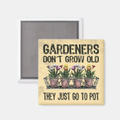 古い庭師 マグネット (正面/裏面)