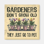 古い庭師 マグネット (正面)