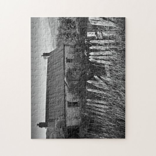 古い廃墟コテージパズル ジグソーパズル (縦)