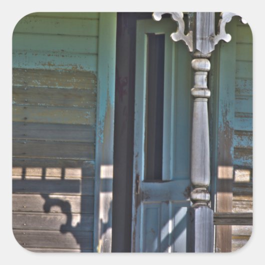 古い廃屋 スクエアシール (正面)