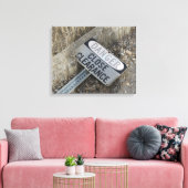 古い廃線標識キャンバス印刷 キャンバスプリント (インサイチュ (リビング))