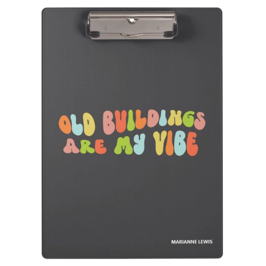 古い建物は私の好きであり、歴史的保存 クリップボード (正面)