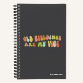 古い建物は私の好きであり、歴史的保存 ノートブック (正面)