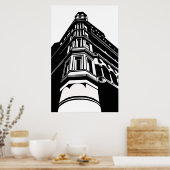 古い建物 ポスター (キッチン)