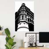 古い建物 ポスター (ホームオフィス)