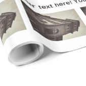 古い建物 ラッピングペーパー (ロールコーナー)