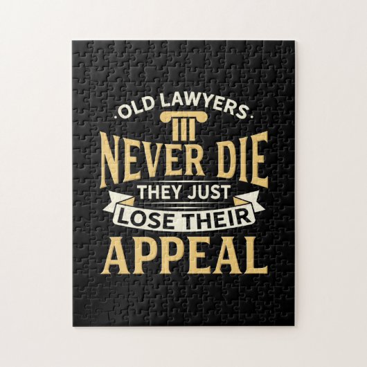 古い弁護士は彼らのアピールを失うだけだ ジグソーパズル (縦)