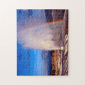 古い忠実なギャザーイエローストーン。 ジグソーパズル (縦)