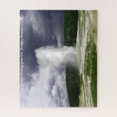 古い忠実なモンタナ。クリスマスの挨拶 ジグソーパズル (縦)