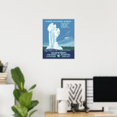 古い忠実なヴィンテージ旅行ポスター ポスター (ホームオフィス)