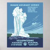 古い忠実なヴィンテージ旅行ポスター ポスター (正面)