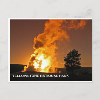 古い忠実な夕日 ポストカード