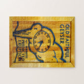 古い忠実な時計。 ジグソーパズル (横)