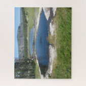 古い忠実イエローストーン国立公園。 ジグソーパズル (縦)