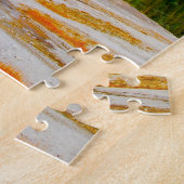 古い忠実イエローストーン国立公園。 ジグソーパズル (側面)