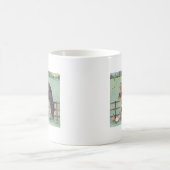 古い忠実 コーヒーマグカップ (中央)