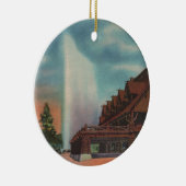 古い忠実 セラミックオーナメント (右)