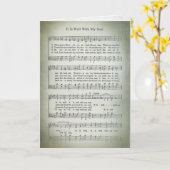 古い悔やみや弔慰 カード (黄色い花)