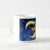 古い悪魔の月のマグ コーヒーマグカップ (正面左)