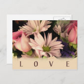 古い愛ファッションドはがき ポストカード (正面/裏面)